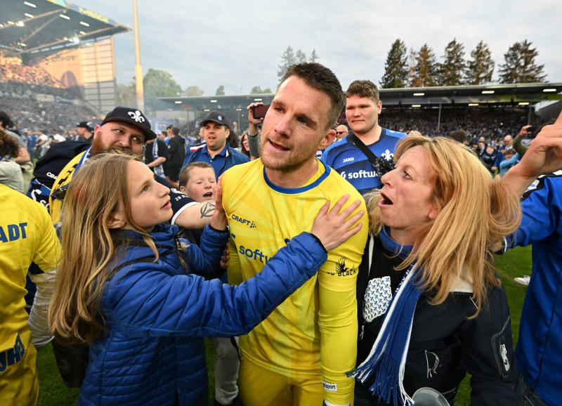 19.05.2023, xfux, Fussball 2.Bundesliga, SV Darmstadt 98 - 1.FC Magdeburg, emonline, emspor, v.l. Marcel Schuhen (SV Dar