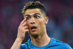 Cristiano Ronaldo (Real Madrid) gesture, wide-eyed, action, single image, single cut motif, portrait, portrait, portrait. Football Champions League, Semifinal, Bayern Munich (M) - Real Madrid (REAL) 1-2, on 25/04/2018 in the ALLIANZARENA in Muenchen / Ger