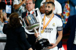 ESP: Real Madrid - CA Osasuna. Copa del Rey, Final Karim Benzema of Real Madrid with the Copa del Rey Trophy during the