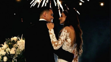 Adrian Șut s-a căsătorit! Primele imagini de la nunta fotbalistului de la FCSB
