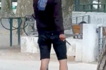 BI - No Credit - Captures d'ecrans de l'individu de nationalité syrienne, âgé de 32 ans qui a attaqué plusieurs enfants âgés de 3 ans à l'arme blanche à Annecy (Haute-Savoie)