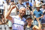 Tennis : Roland Garros 2023 - France - Finale double mixte - Victoire de Tim Puetz Allemagne et de Miyu Kato Japon Tenni