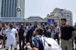 Supporters of Inter and Manchester City visit Istanbul