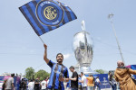 Supporters of Inter and Manchester City visit Istanbul