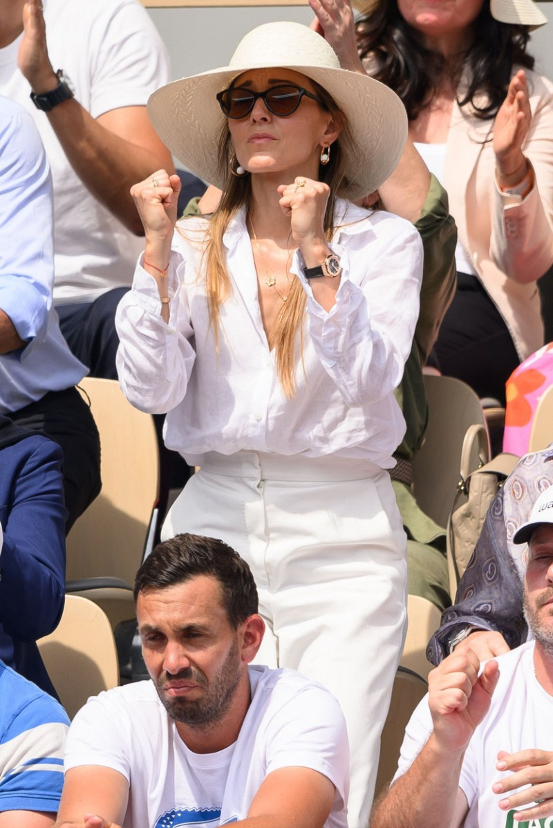 French Open - Jelena Djokovic At The Stands, Paris, France - 09 Jun 2023