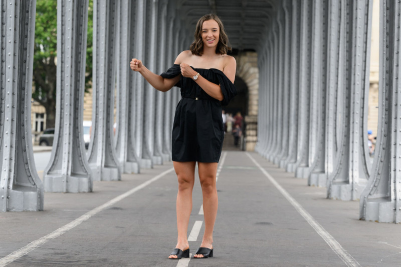 French Open - Iga Swiatek Poses With Her Trophy, Paris, France - 11 Jun 2023