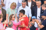 French Open - Novak Djokovic With Family