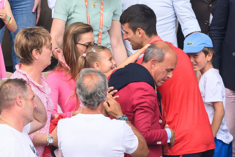 French Open - Novak Djokovic With Family, Paris, France - 11 Jun 2023