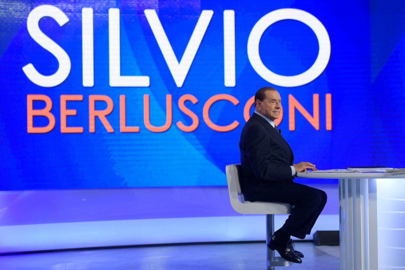 Italy, Rome: Silvio Berlusconi