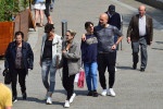EXCLUSIVE: Pep Guardiola Celebrates His 5th Premier League Title With A Day Out With His Family In Manchester, UK