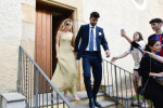 Gerard Pique attends his brother Marc's wedding in Sant Vicenc de Montalt!