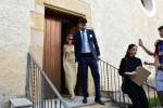 Gerard Pique attends his brother Marc's wedding in Sant Vicenc de Montalt!