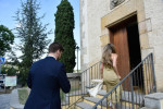 Gerard Pique attends his brother Marc's wedding in Sant Vicenc de Montalt!