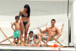 HOT BODS! Cristiano Ronaldo Shows Off His Ripped Physique With Bikini Clad Georgina Rodriguez On A Yacht In Sardinia, Italy