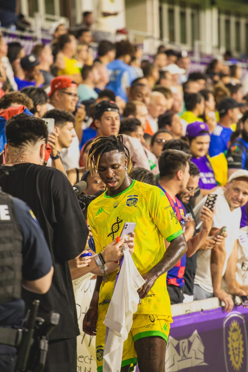 Game of the Stars Ronaldinho x Roberto Carlos in Orlando in the United States