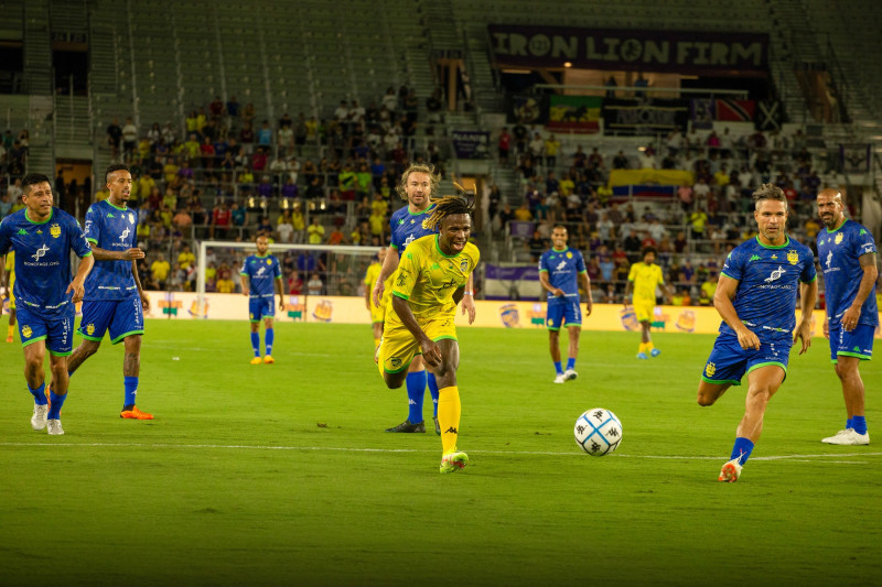 Game of the Stars Ronaldinho x Roberto Carlos in Orlando in the United States