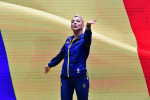 Bernadette SZOCS, RumĂ¤nien, gewinnt Gold im Einzel bei den Europaspiele Krakau Krakau Hutnik Arena Polen *** Bernadette