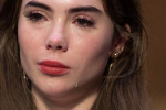 Washington, DC. 15th Sep, 2021. US Olympic gymnast McKayla Maroney testifies during a Senate Judiciary hearing about the Inspector General's report on the FBI handling of the Larry Nassar investigation of sexual abuse of Olympic gymnasts, on Capitol Hill,