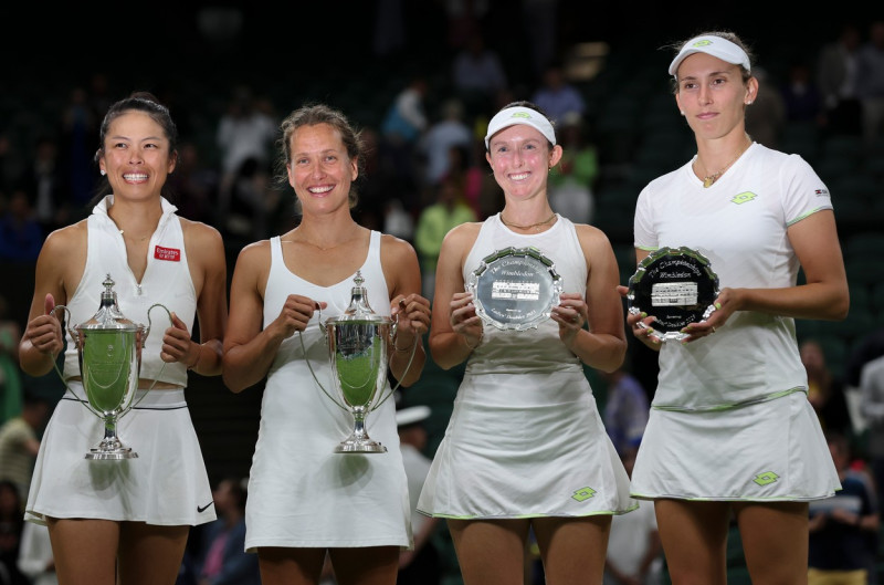 (SP)BRITAIN LONDON TENNIS WIMBLEDON WOMEN'S DOUBLES FINAL