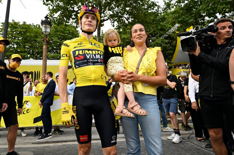 Tour de France 2023 - Stage 21 PARIS, FRANCE - JULY 23 : Vingegaard Jonas (DEN) of Jumbo-Visma during stage 21 of the 11