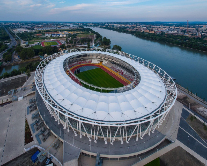 National Athletics Centre in Budapest, Hungary. This area is a part of Csepel district in the capital city of Hungary. This place host of the World at