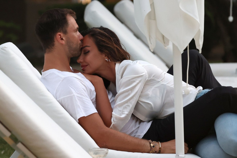 *EXCLUSIVE* Super sexy couple, the Romanian actress and model Madalina Ghenea spotted with her new boyfriend, the Bulgarian tennis player Grigor Dimitrov as the pack on the PDA on their romantic getaway in Maratea, Italy.
