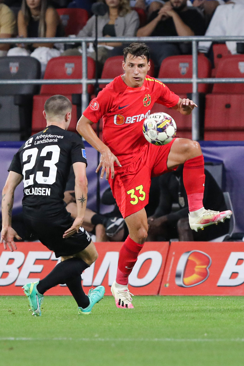 FOTBAL:FCSB-NORDSJAELLAND, PRELIMINARII CONFERENCE LEAGUE (10.08.2023)