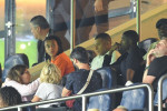 Celebrities watch the PSG vs FC Lorient football match - Paris, France - 12 Aug 2023