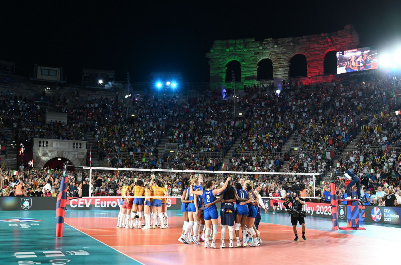 Volleyball Intenationals, Italy vs Romania, Verona, Italy - 15 Aug 2023