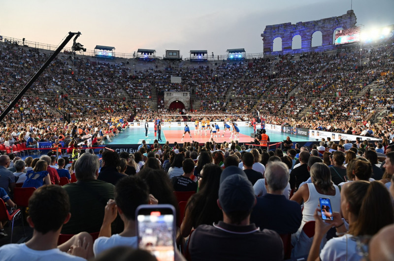 Volleyball Intenationals, Italy vs Romania, Verona, Italy - 15 Aug 2023