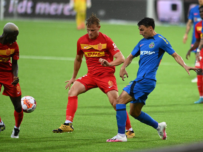 FOTBAL:FC NORDSJAELLAND-FCSB, UEFA EUROPA CONFERENCE LEAGUE (17.08.2023)