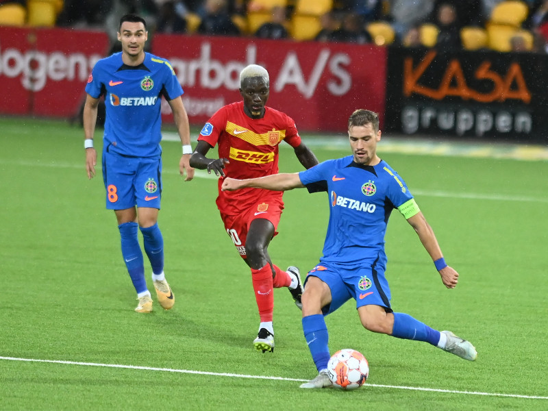 FOTBAL:FC NORDSJAELLAND-FCSB, UEFA EUROPA CONFERENCE LEAGUE (17.08.2023)