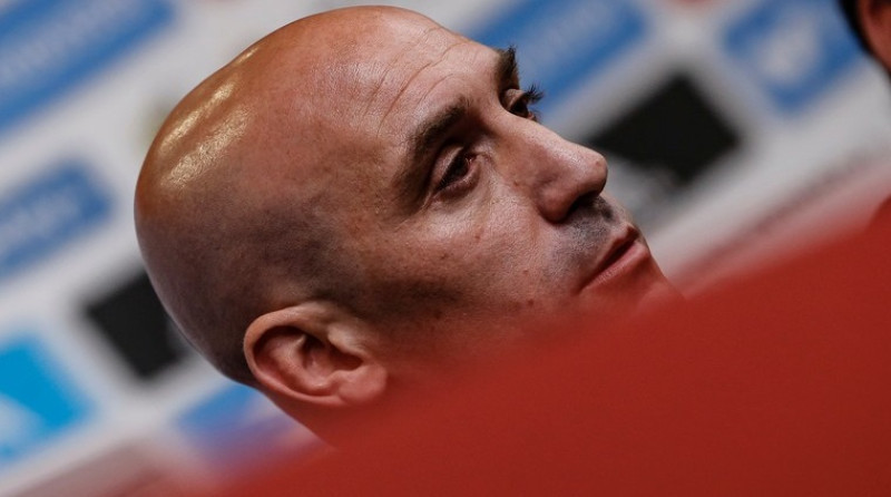 Spanish football president Luis Rubianes Press Conference