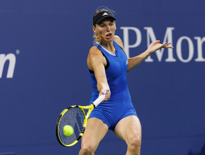 Caroline Wozniacki defeats Tatiana Prozorova on Day 1 of the 2023 U.S. Open Tennis