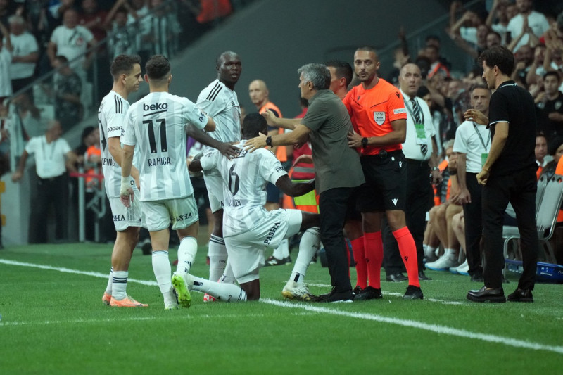 UEFA Conference League Play off round second leg match between Besiktas and Dynamo Kyiv at Besiktas stadium on August 31, 2023 in Istanbul, Turkey.