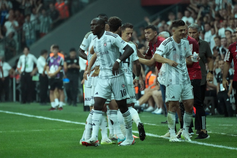 UEFA Conference League Play off round second leg match between Besiktas and Dynamo Kyiv at Besiktas stadium on August 31, 2023 in Istanbul, Turkey.