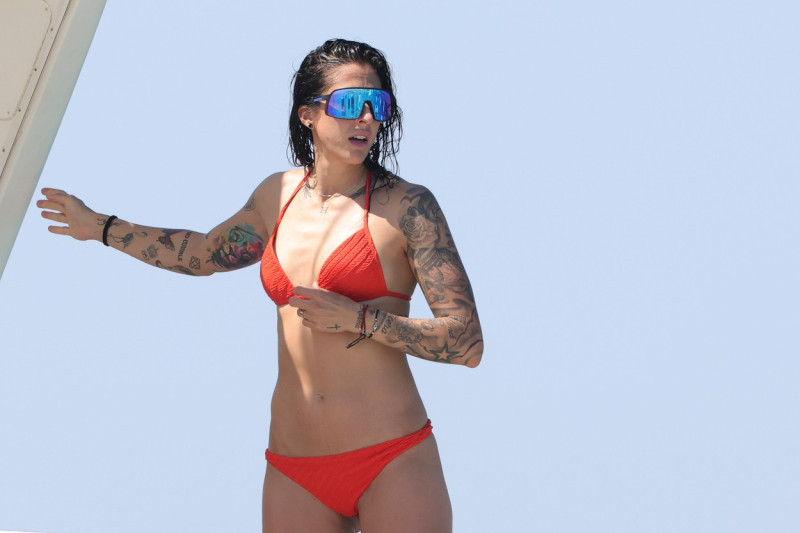 The players of the Spanish Women's Soccer Team enjoy a break in Ibiza after the victory in the World Cup in Australia. August 23, 2023