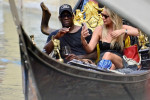 *EXCLUSIVE* *WEB MUST CALL FOR PRICING* Italy's Maverick Footballer, the enigmatic Mario Balotelli who currently applies his trade at the Swiss side FC Sion is seen taking a short break from his footballing duties out with his new girlfriend Cecilia out i