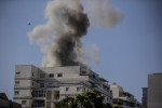 Rockets fired from Gaza to Ashkelon in response to Israeli airstrikes