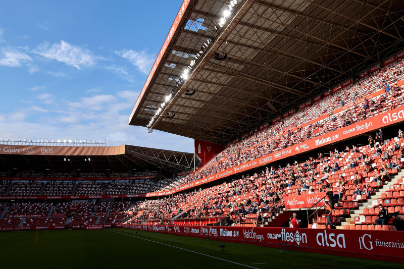 Sporting Gijon v Almeria, La Liga 2, Football, Estadio El Molinon, Gijon, Spain - 30 May 2021