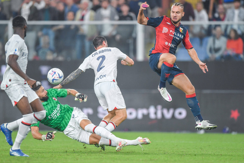 Italian soccer Serie A match - Genoa CFC vs AC Milan