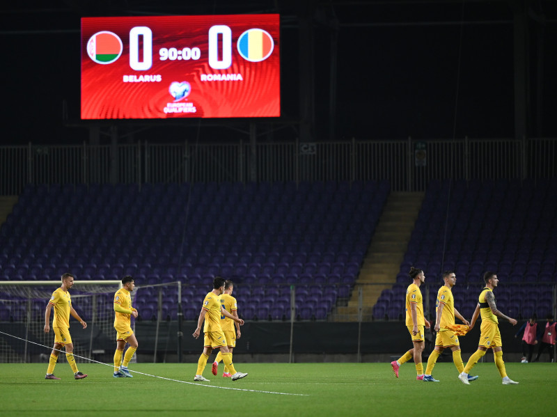 FOTBAL:BELARUS-ROMANIA, PRELIMINARIILE C.E 2024 (12.10.2023)