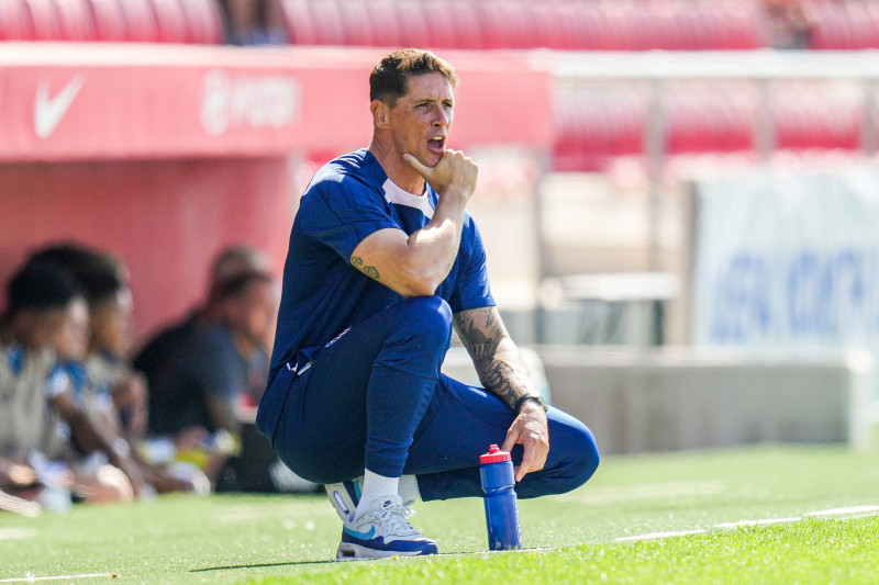 UEFA Youth League: Atletico Madrid O19 v Feyenoord O19 Madrid - Atletico de Madrid O19 coach Fernando Torres during the