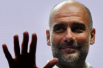 Pep Guardiola speaks at the "Dialogues on Talent" event In the Pic: Pep Guardiola on a Stage, Cuneo, Italy - 09 Oct 2023