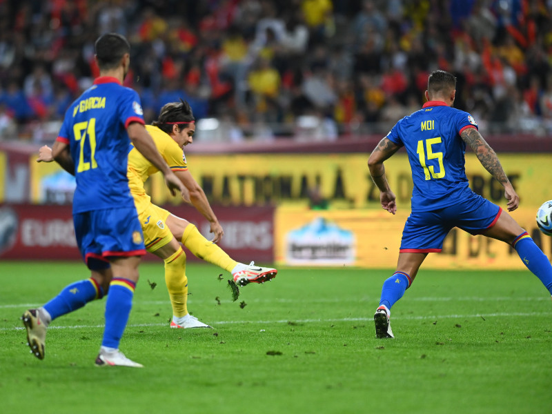 FOTBAL:ROMANIA-ANDORRA, PRELIMINARIILE C.E 2024 (15.10.2023)