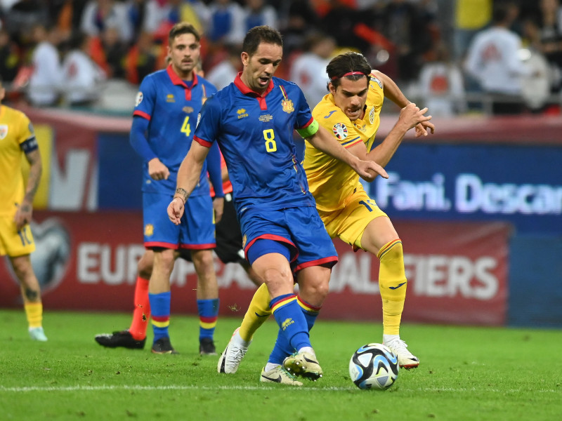 FOTBAL:ROMANIA-ANDORRA, PRELIMINARIILE C.E 2024 (15.10.2023)