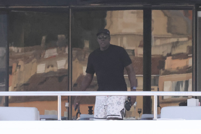 Michael Jordan Is Seen On Yacht In Saint-Tropez