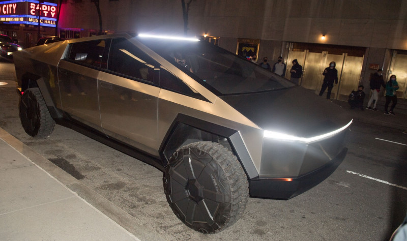 The Tesla Cybertruck is Spotted For The First Time on The Streets of New York City