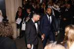 Lionel Messi Leaving Their Hotel Before The Golden Ball Ceremony In Paris Surrounded By Fans