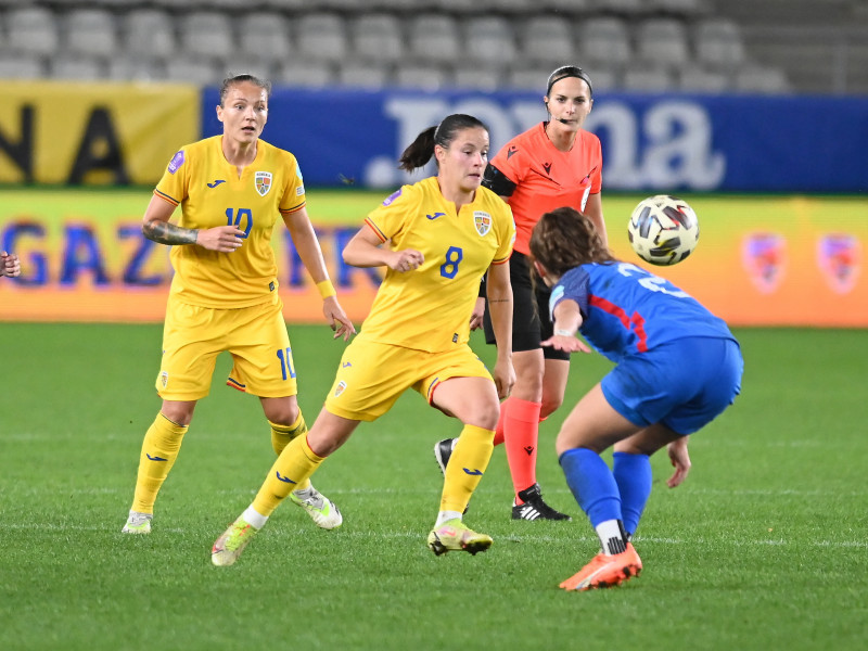 FOTBAL FEMININ:ROMANIA-SLOVACIA, LIGA NATIUNILOR (27.10.2023)